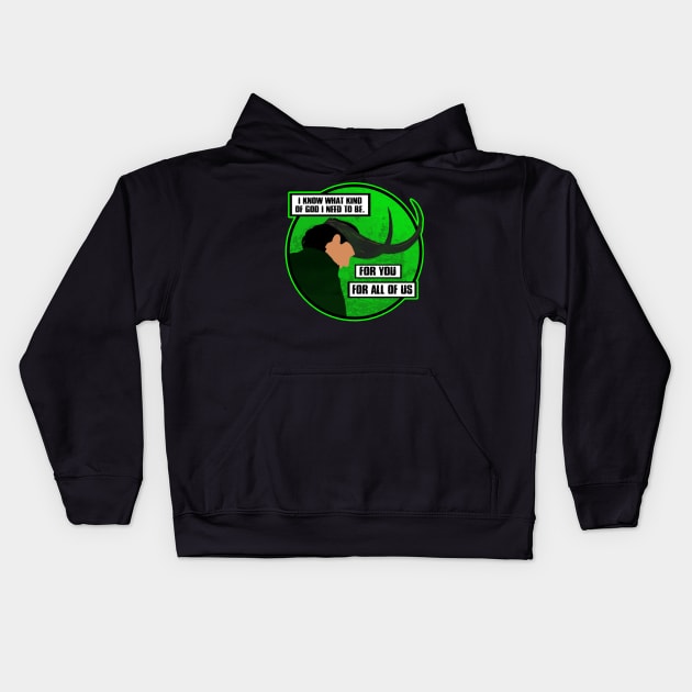 God Kids Hoodie by Raywolf